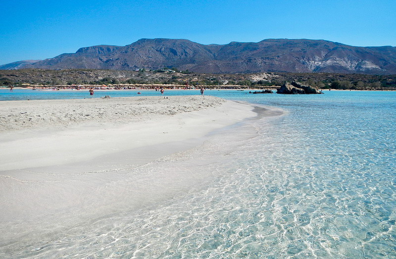  Elafonisi plaža. Krit 